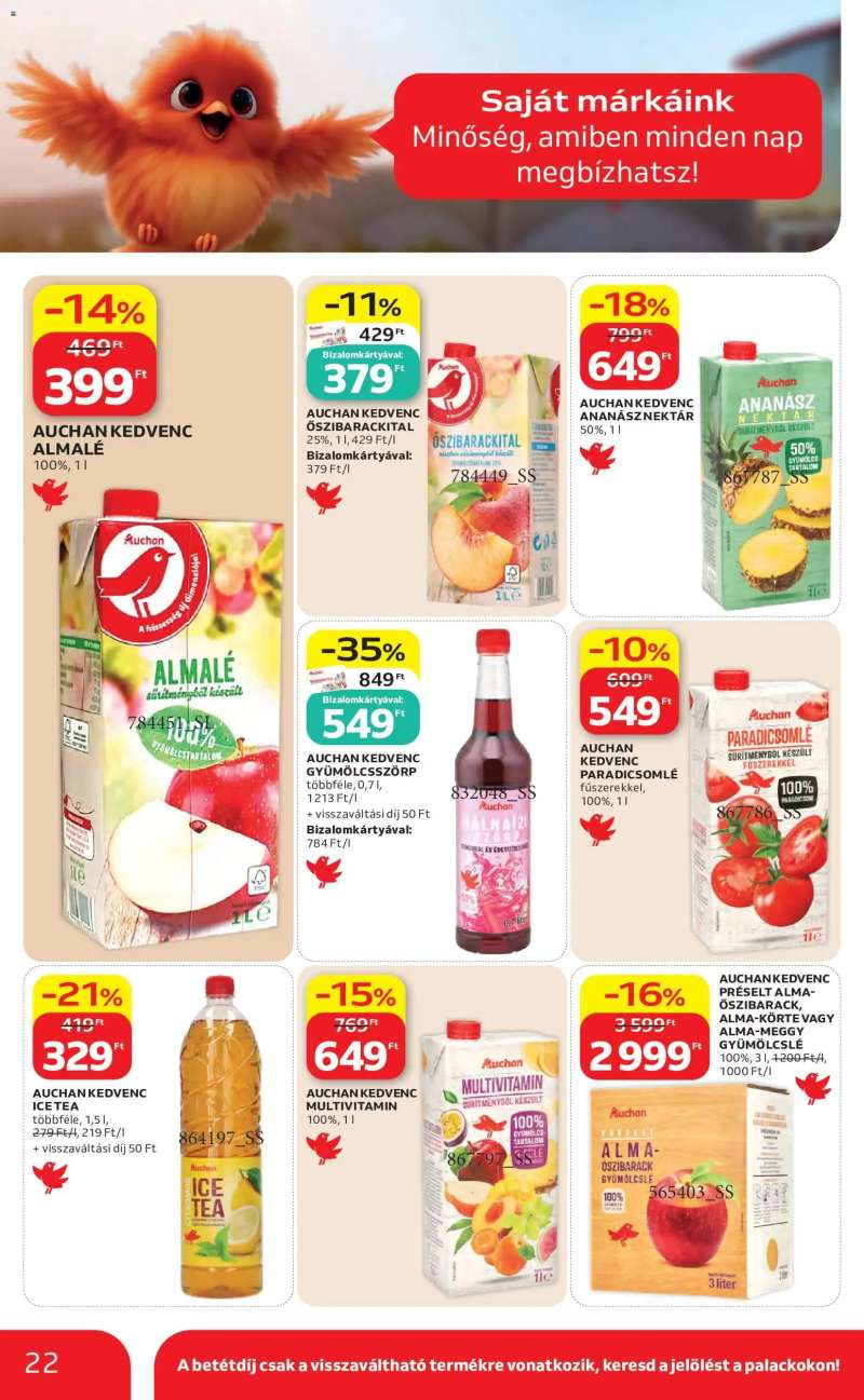 Auchan Auchan akciós újság 22 oldal