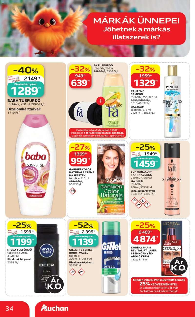 Auchan Auchan akciós újság 34 oldal