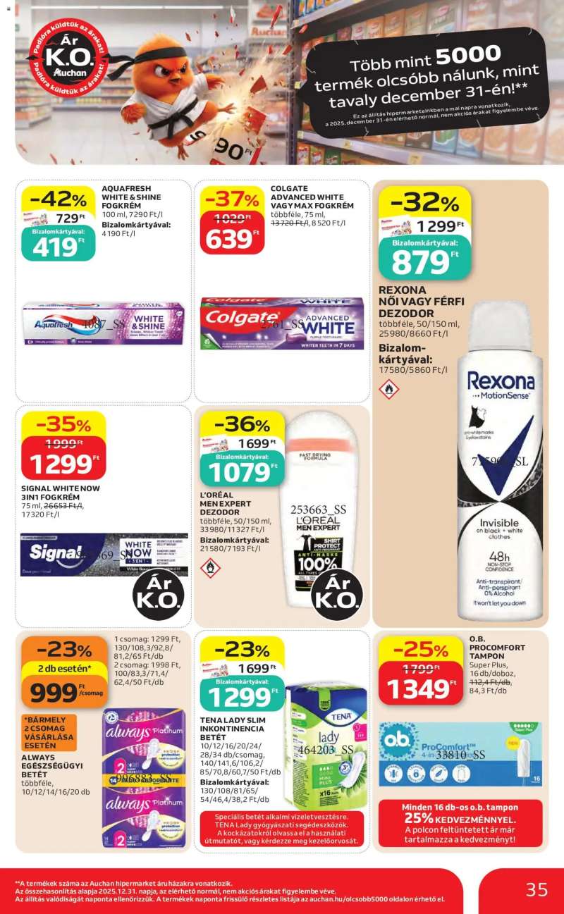 Auchan Auchan akciós újság 35 oldal