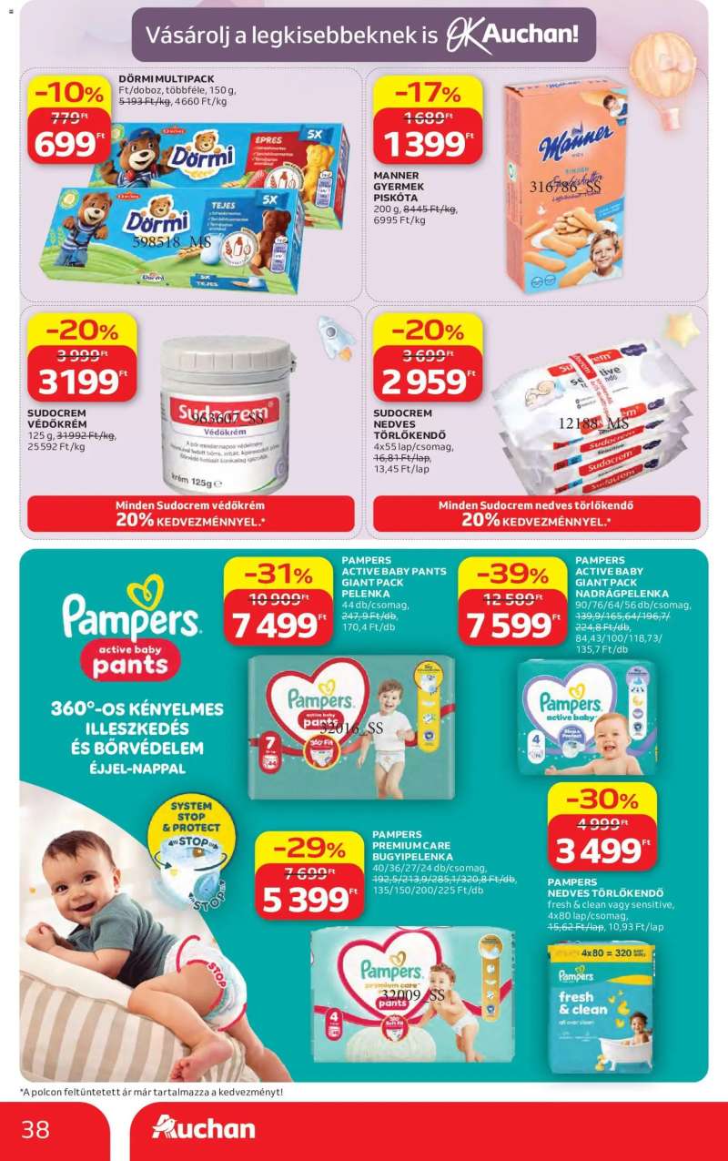 Auchan Auchan akciós újság 38 oldal