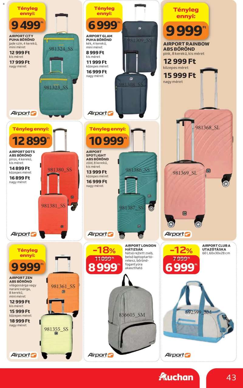 Auchan Auchan akciós újság 43 oldal