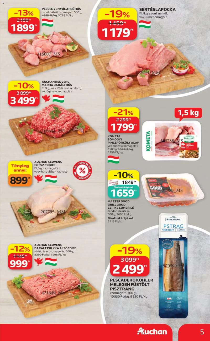 Auchan Auchan akciós újság 5 oldal