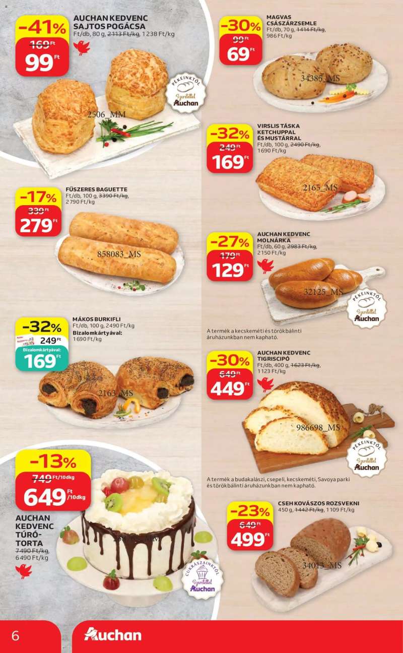 Auchan Auchan akciós újság 6 oldal