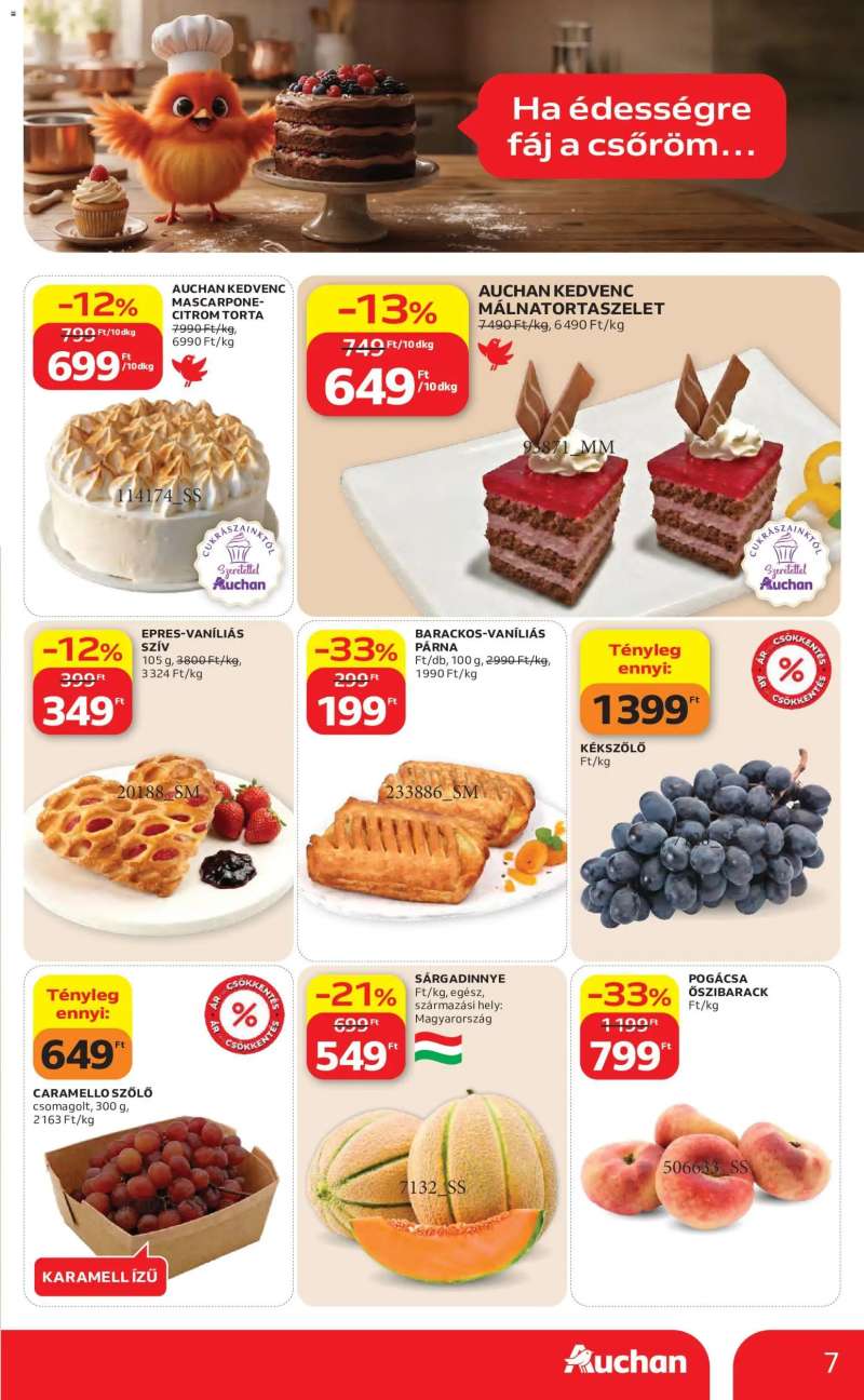 Auchan Auchan akciós újság 7 oldal