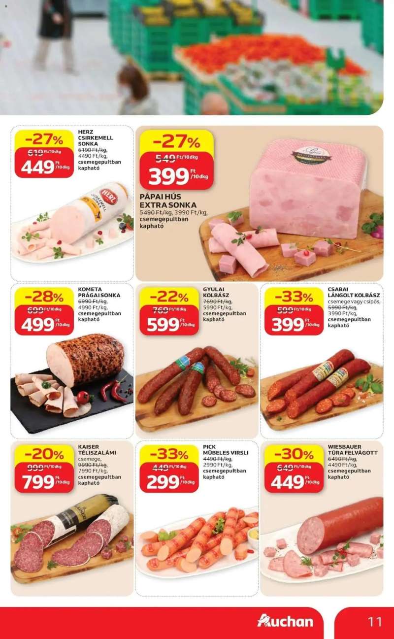 Auchan Auchan akciós újság Fót 9 oldal