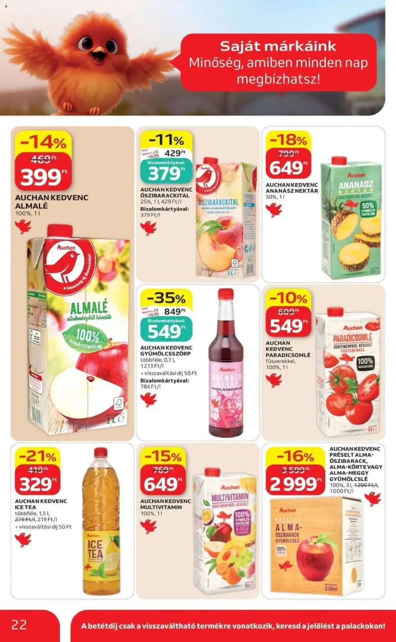 Auchan Auchan akciós újság Fót 18 oldal