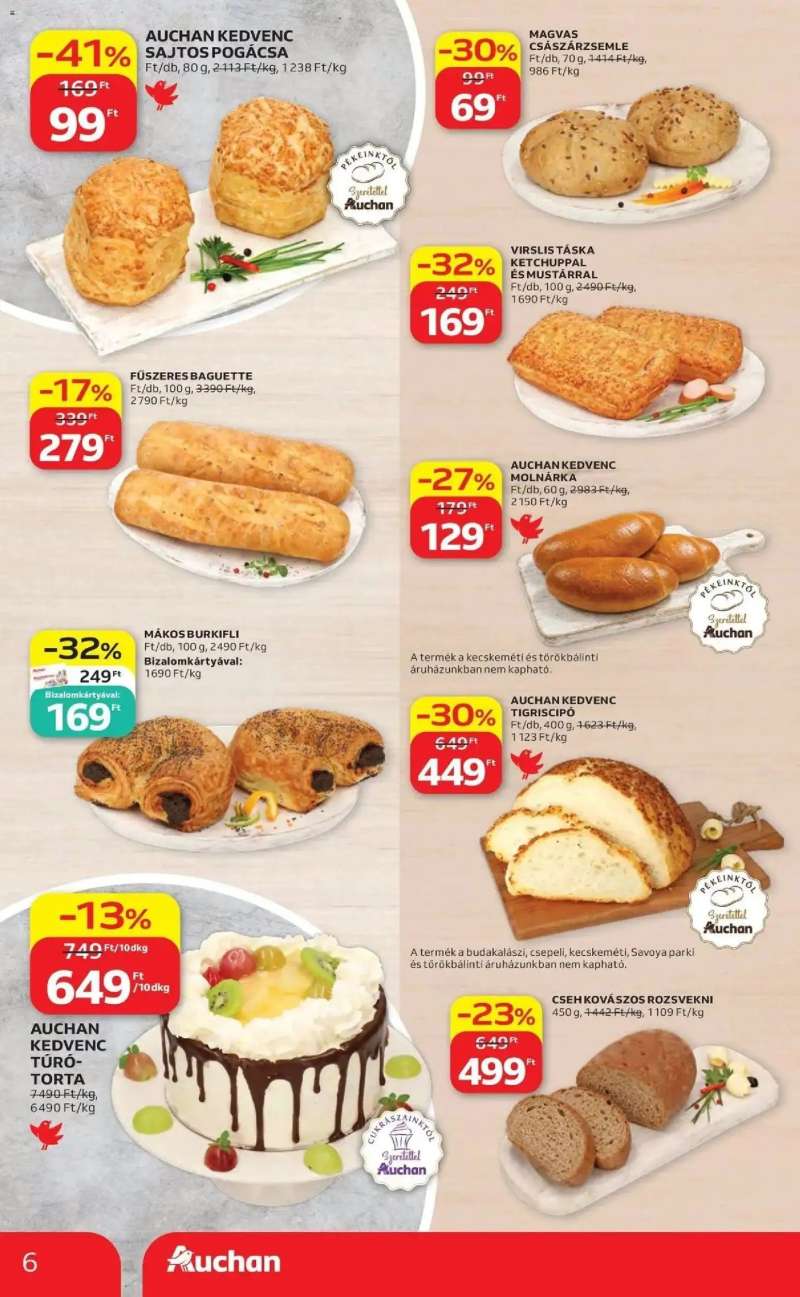 Auchan Auchan akciós újság Fót 5 oldal