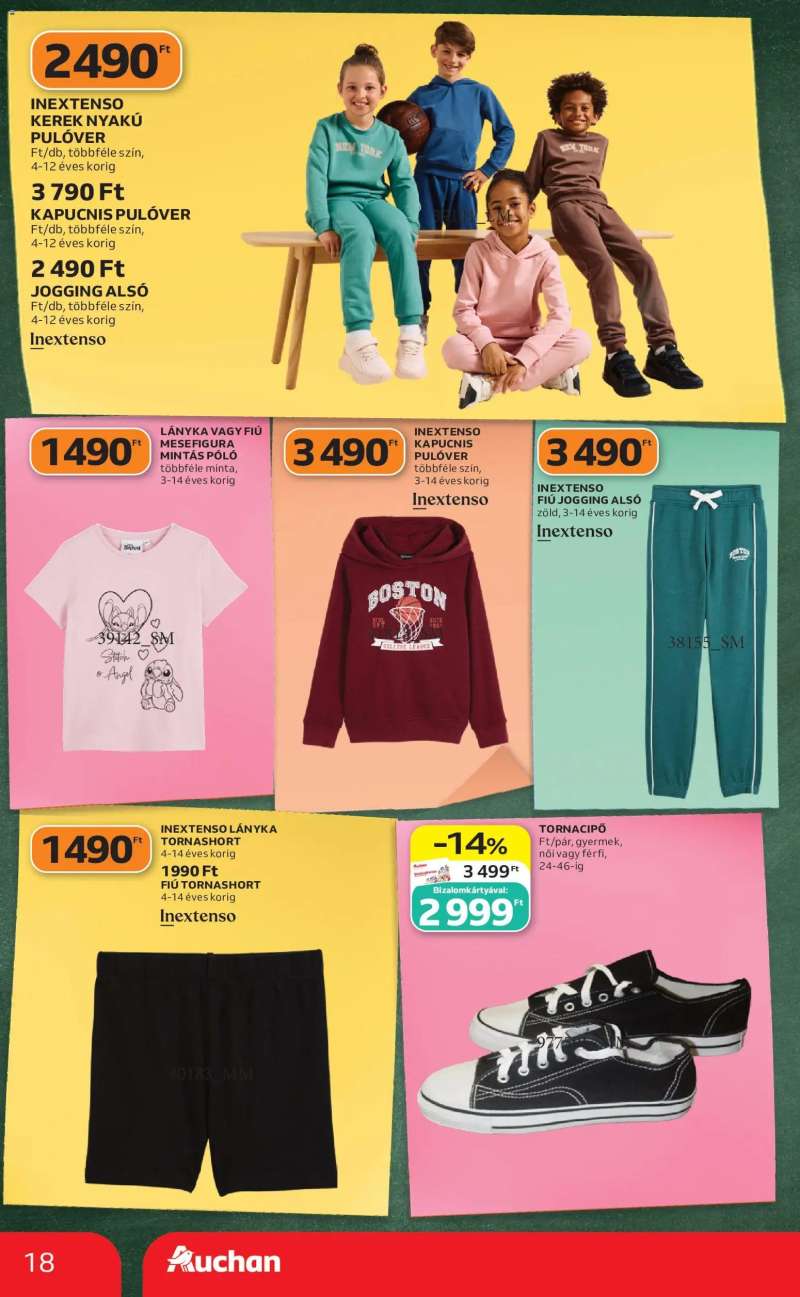 Auchan Auchan Iskolakezdési ajánlatok 18 oldal