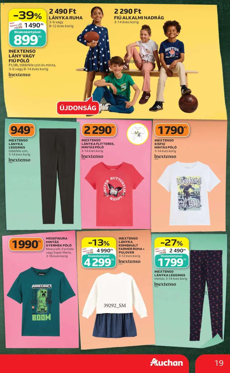 Auchan Auchan Iskolakezdési ajánlatok 19 oldal