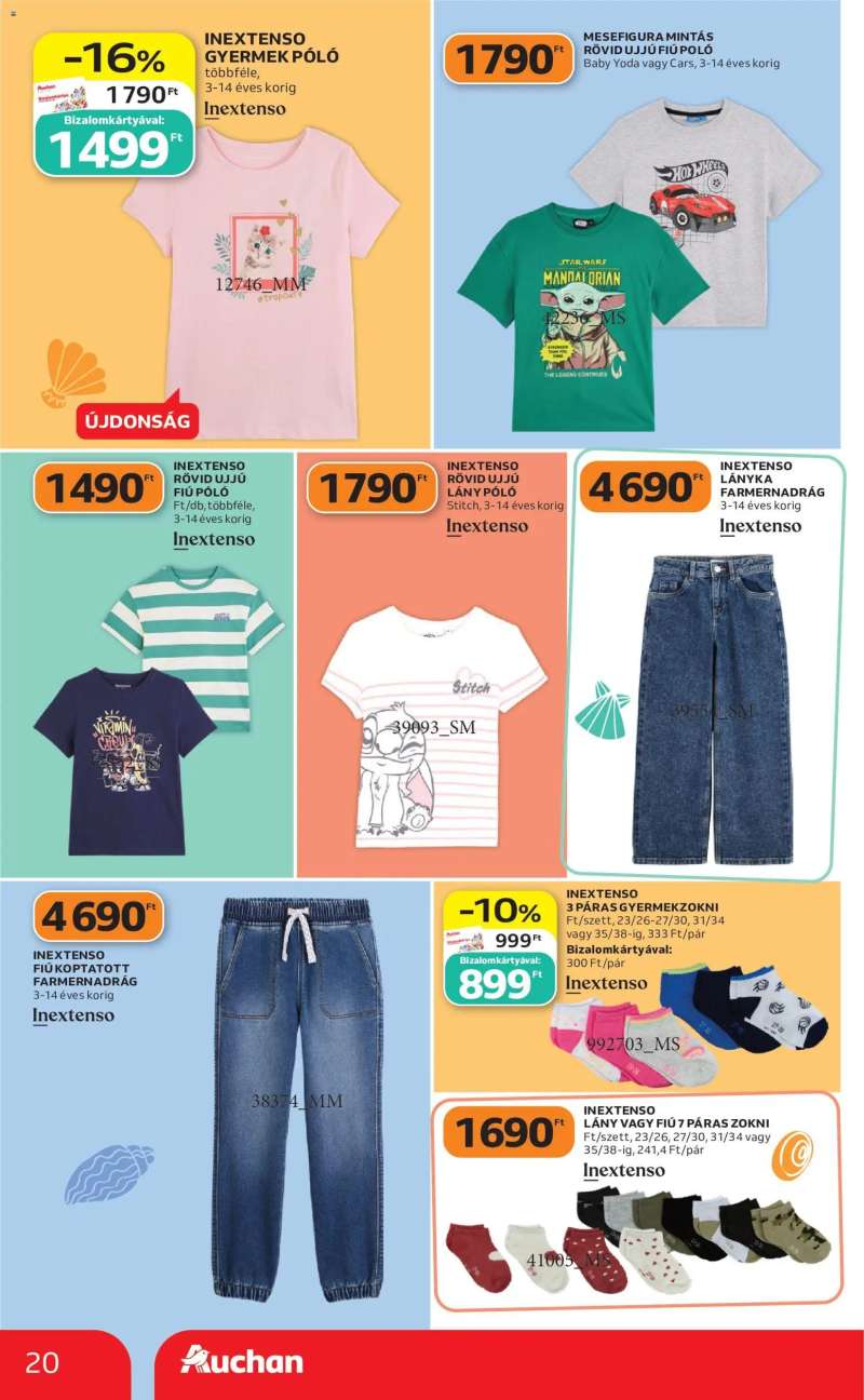 Auchan Auchan Iskolakezdési ajánlatok 20 oldal