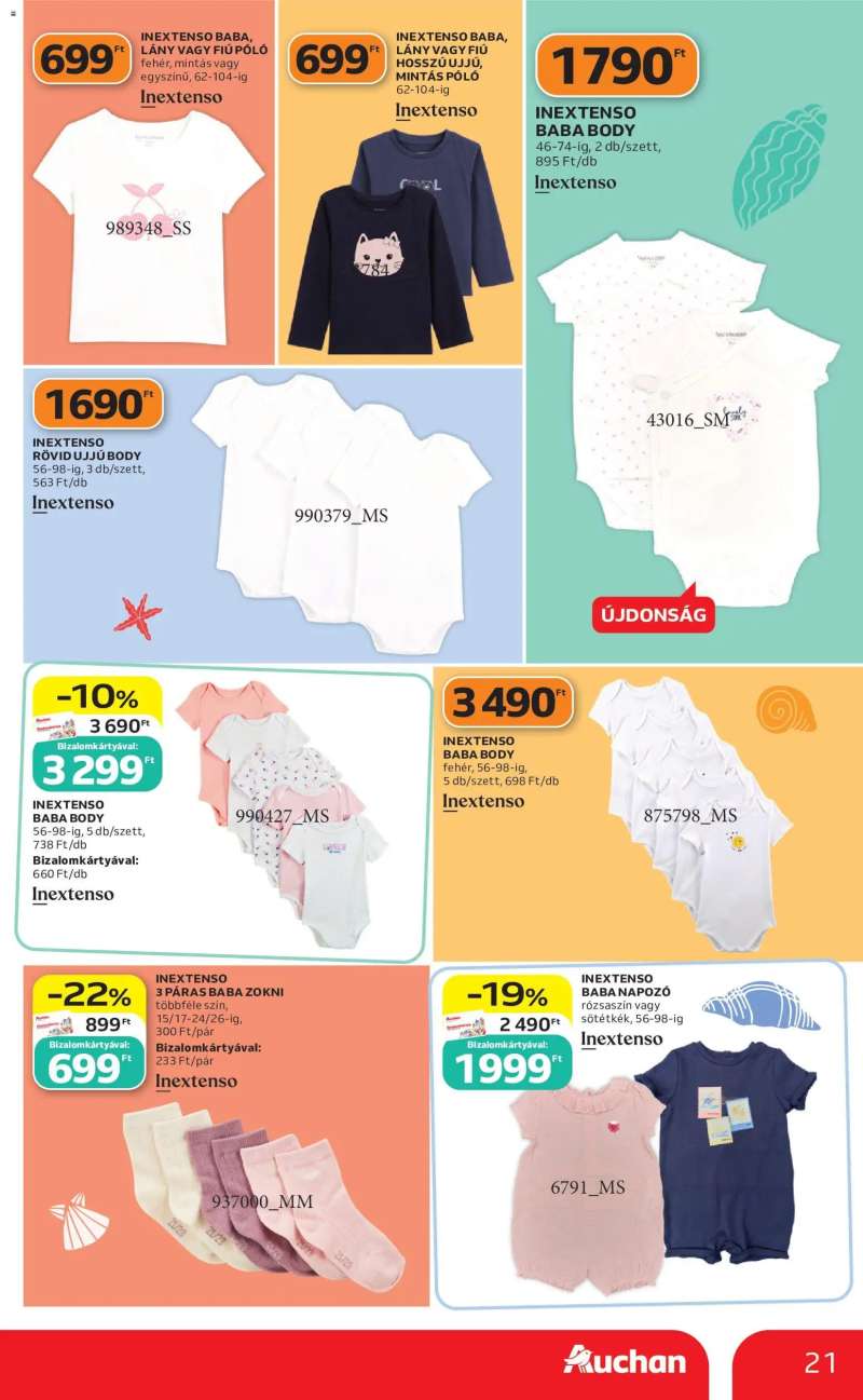 Auchan Auchan Iskolakezdési ajánlatok 21 oldal