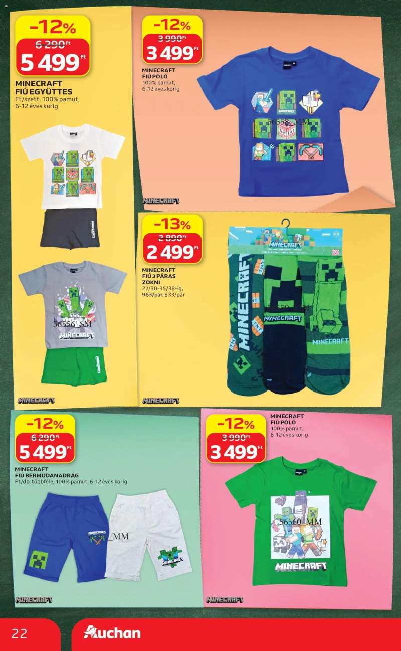 Auchan Auchan Iskolakezdési ajánlatok 22 oldal