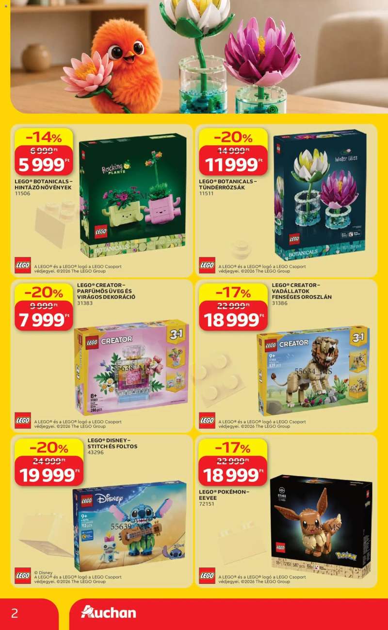 Auchan Auchan Lego ajánlatok 2 oldal