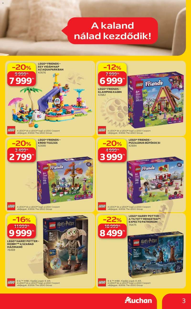 Auchan Auchan Lego ajánlatok 3 oldal