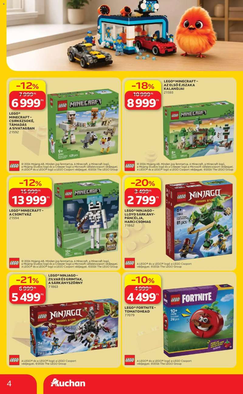 Auchan Auchan Lego ajánlatok 4 oldal