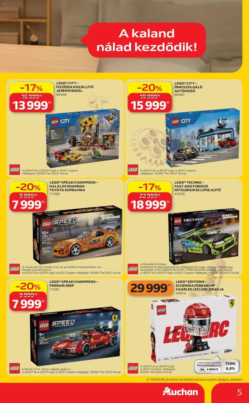 Auchan Auchan Lego ajánlatok 5 oldal