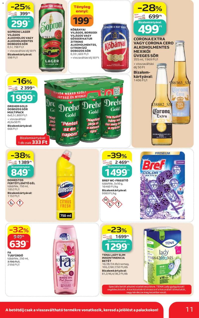 Auchan Auchan Szupermarket akciós újság 11 oldal