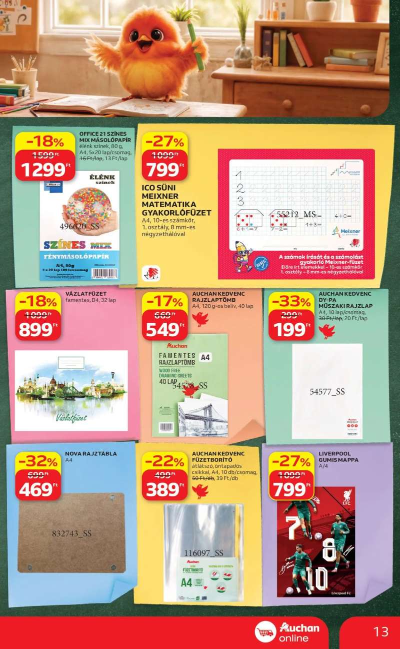 Auchan Auchan Szupermarket akciós újság 13 oldal