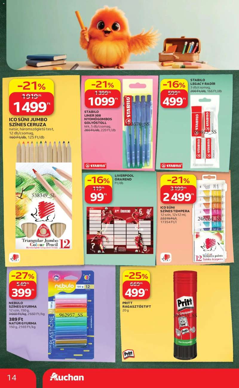 Auchan Auchan Szupermarket akciós újság 14 oldal