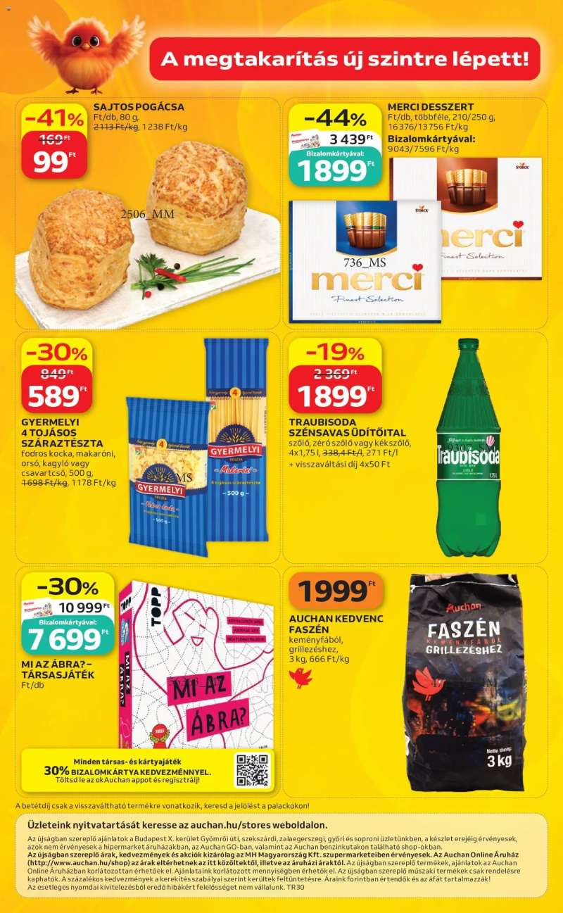 Auchan Auchan Szupermarket akciós újság 16 oldal