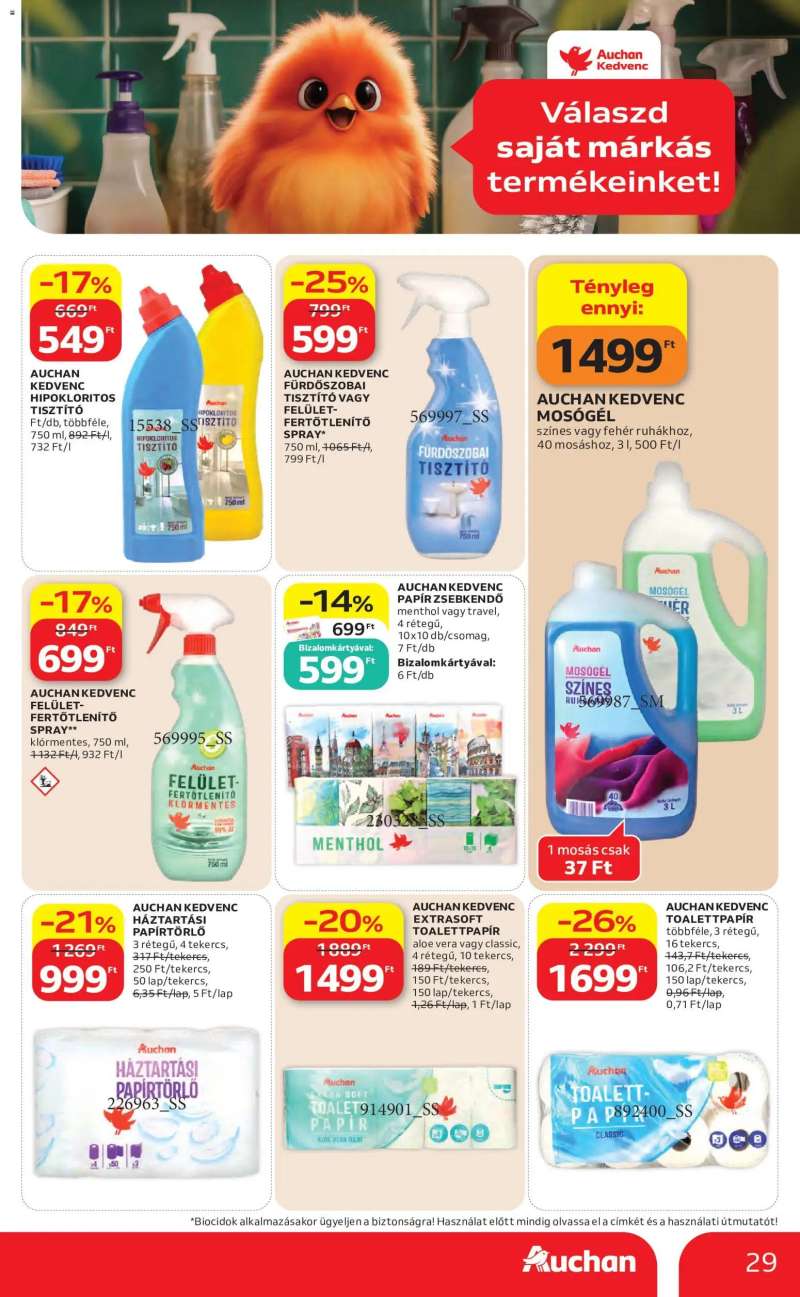 Auchan Auchan akciós újság 9 oldal