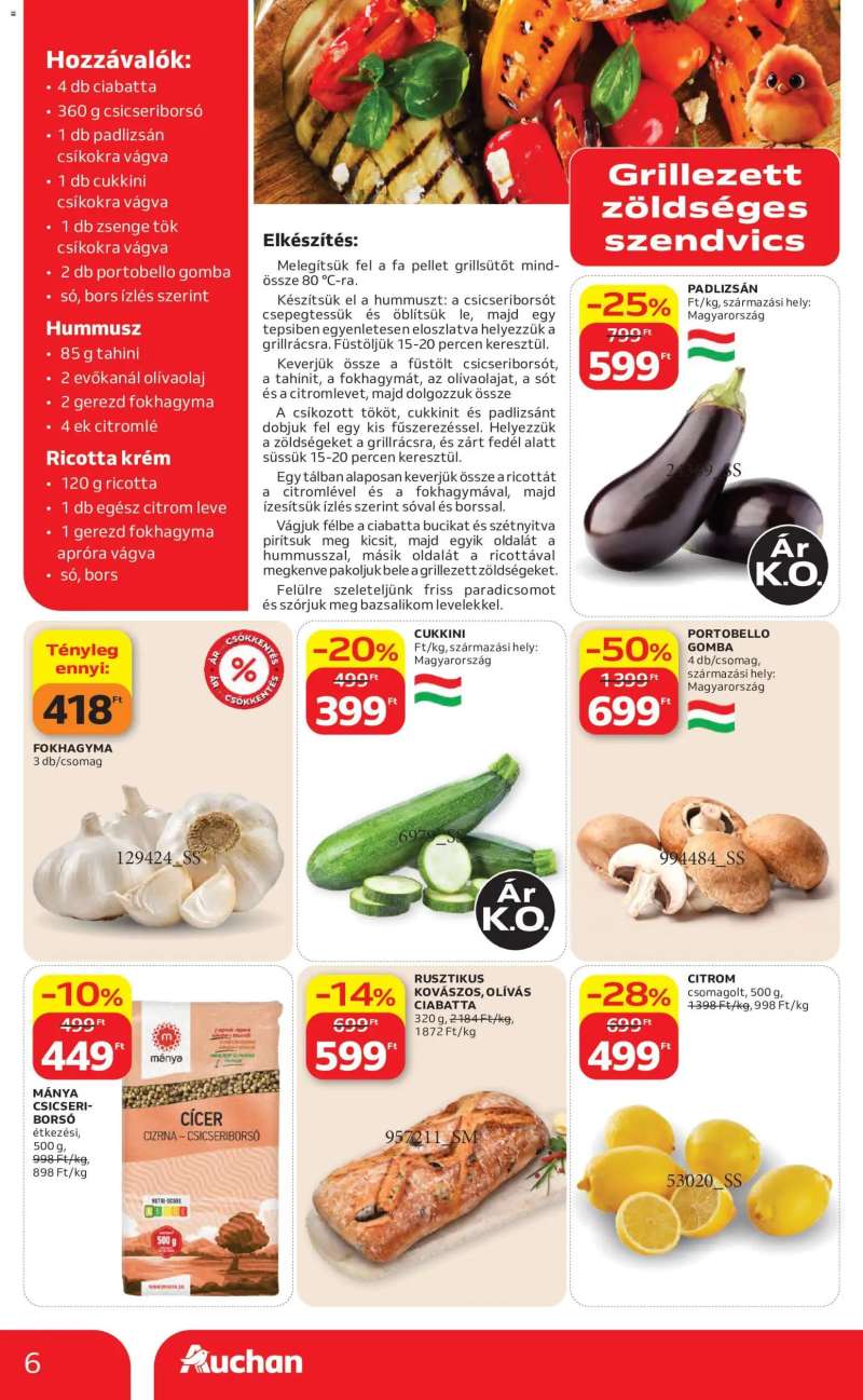 Auchan Auchan akciós újság 3 oldal