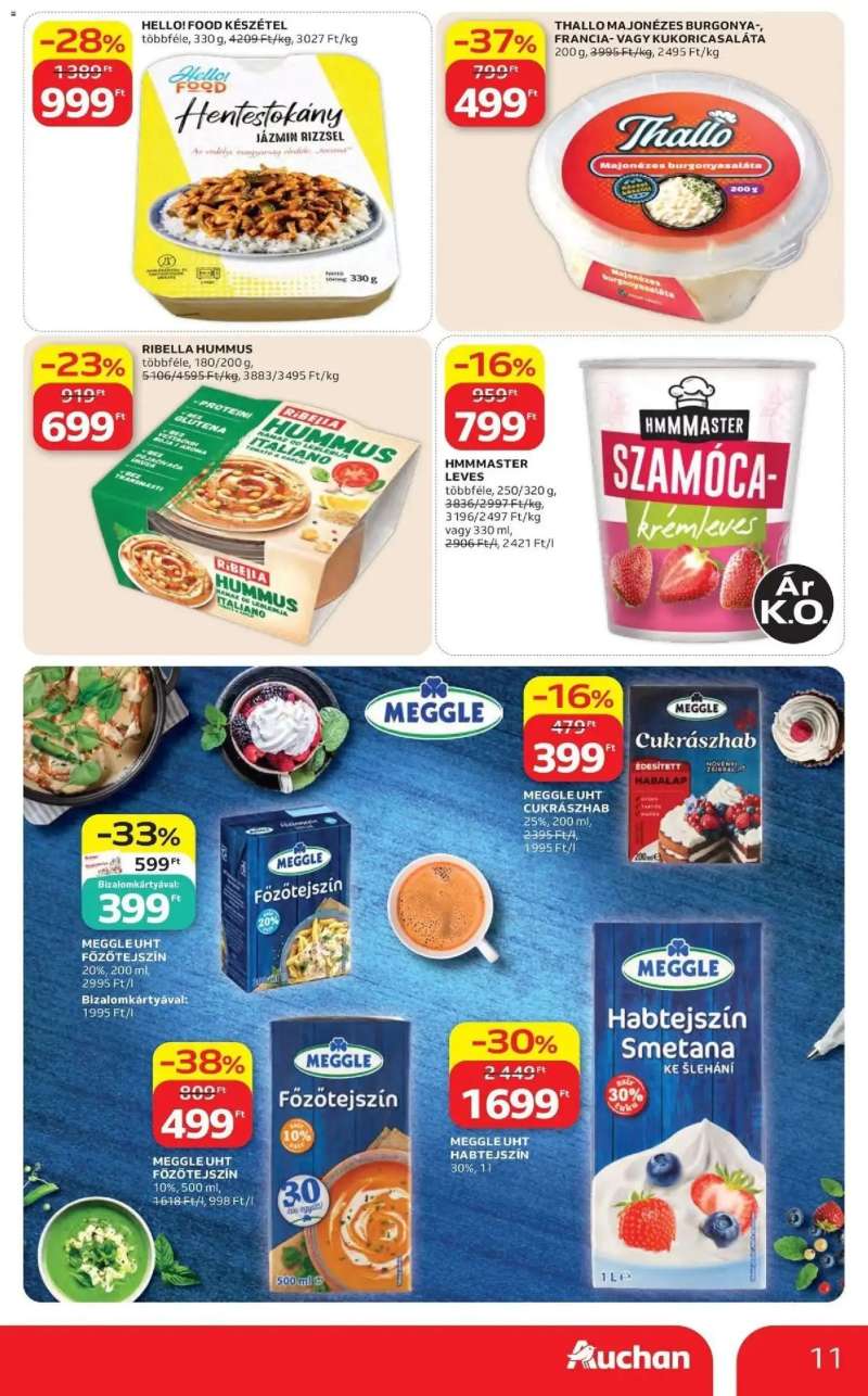 Auchan Auchan akciós újság Fót 11 oldal