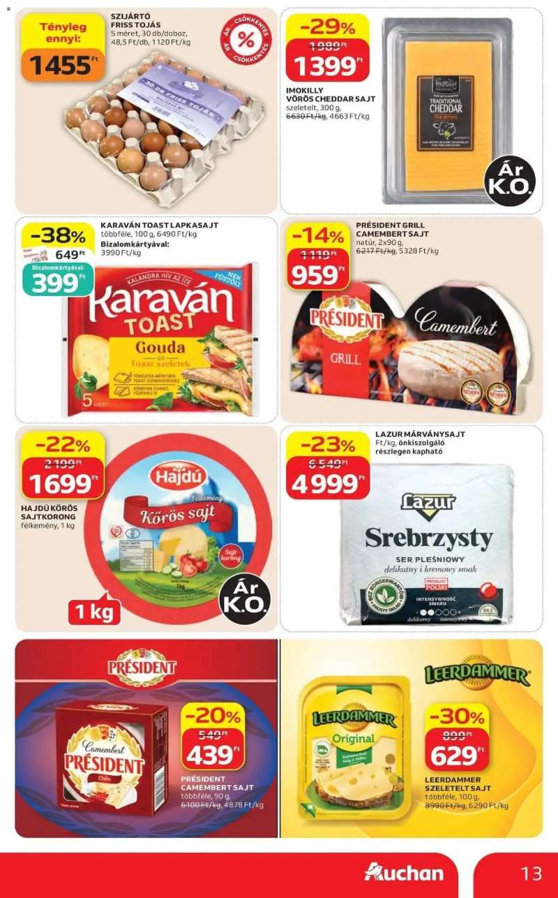Auchan Auchan akciós újság Fót 13 oldal