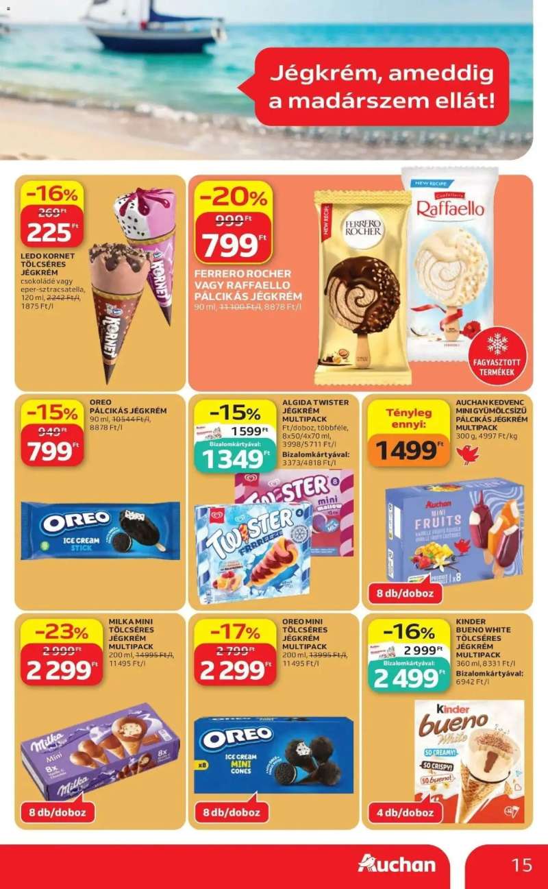 Auchan Auchan akciós újság Fót 15 oldal