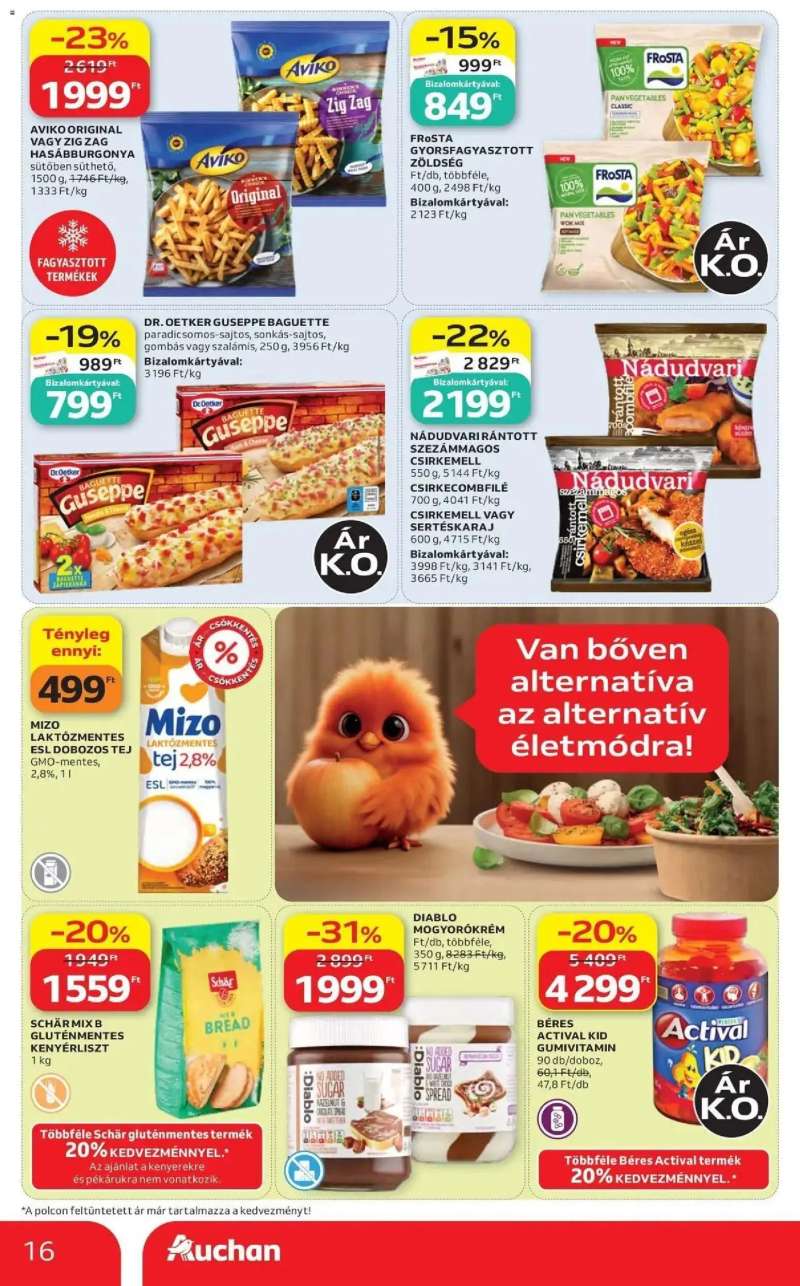 Auchan Auchan akciós újság Fót 16 oldal
