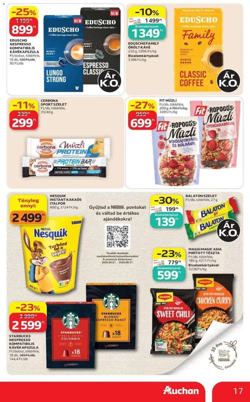 Auchan Auchan akciós újság Fót 17 oldal