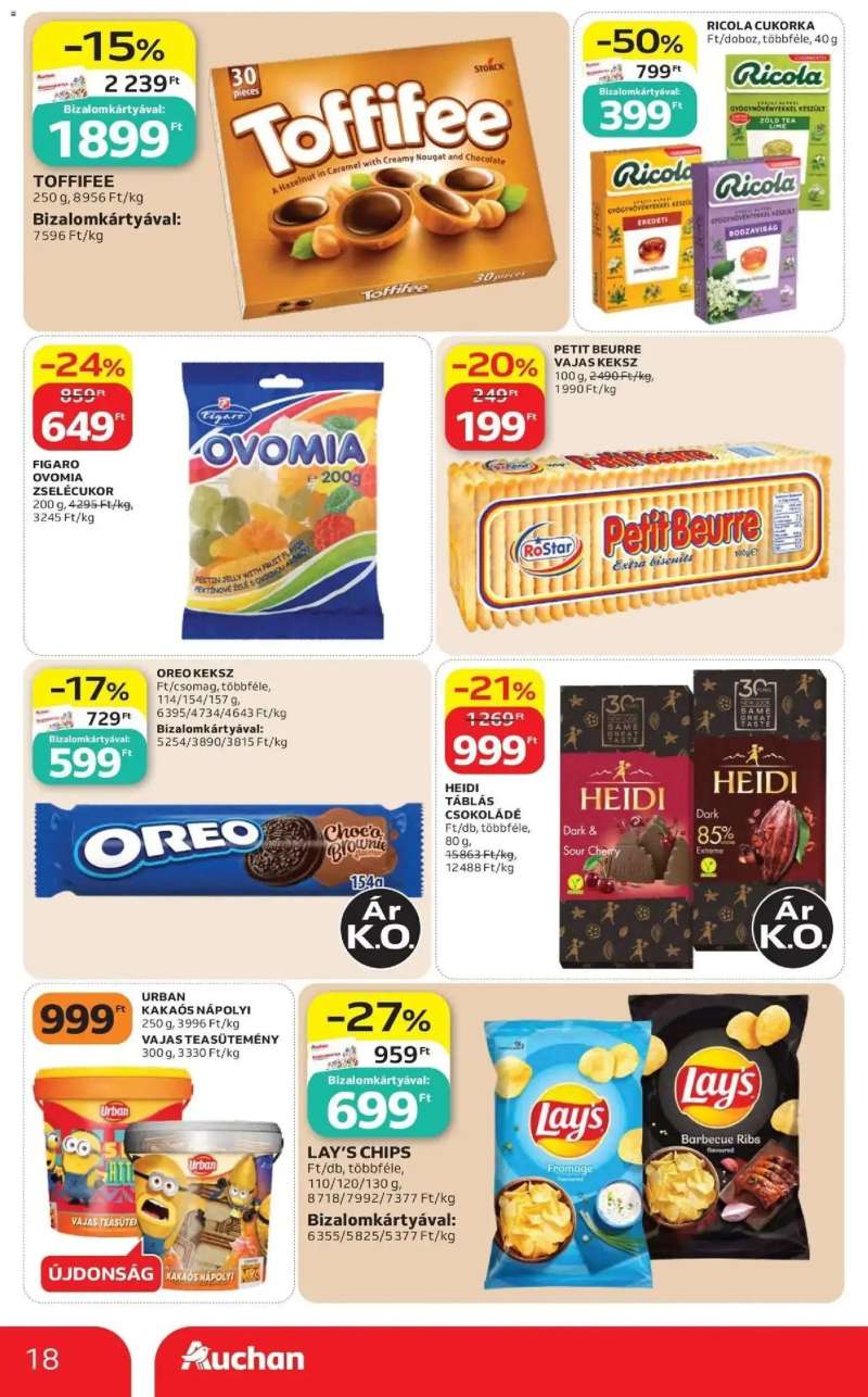 Auchan Auchan akciós újság Fót 18 oldal