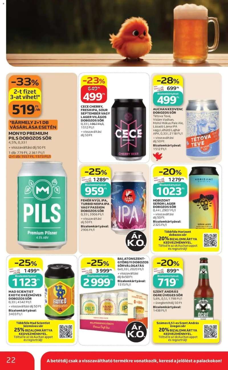 Auchan Auchan akciós újság Fót 22 oldal