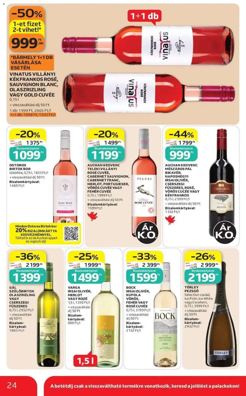 Auchan Auchan akciós újság Fót 24 oldal