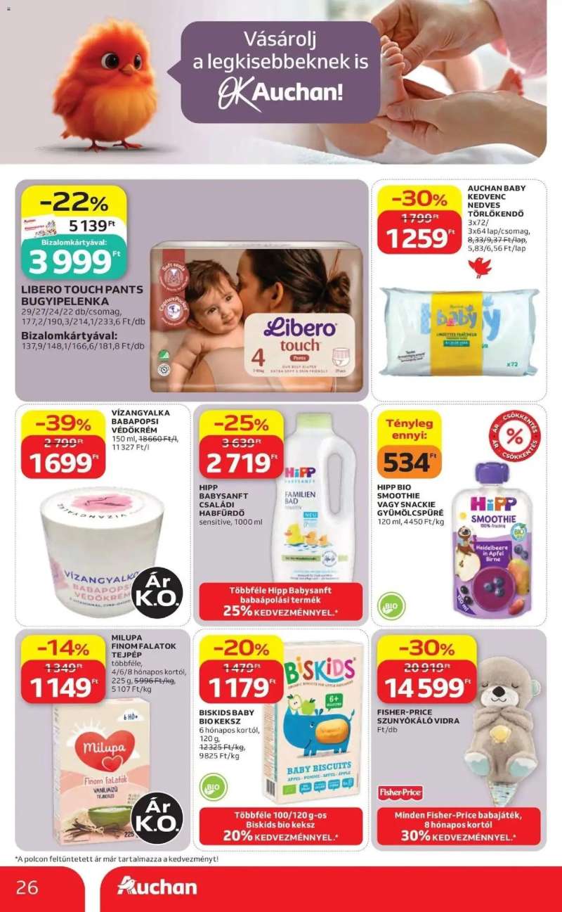 Auchan Auchan akciós újság Fót 26 oldal