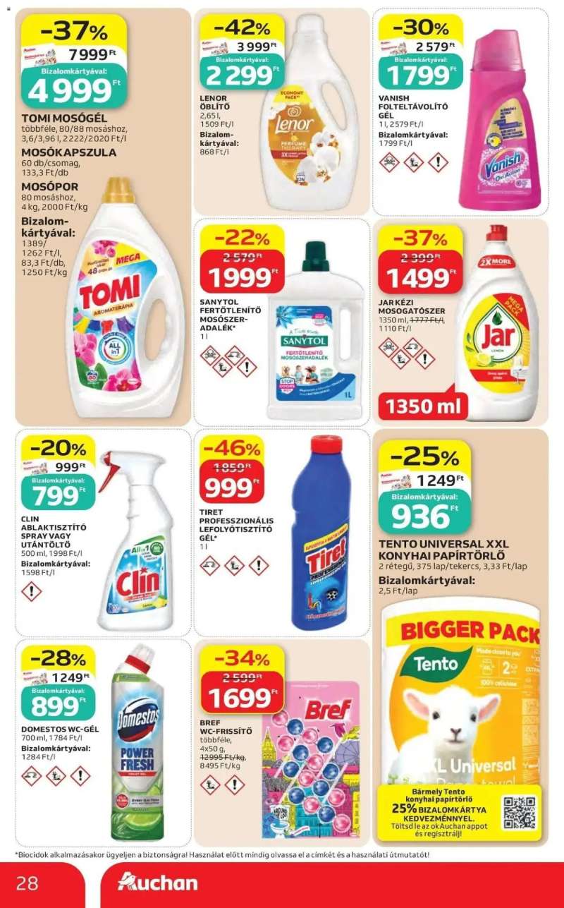 Auchan Auchan akciós újság Fót 28 oldal
