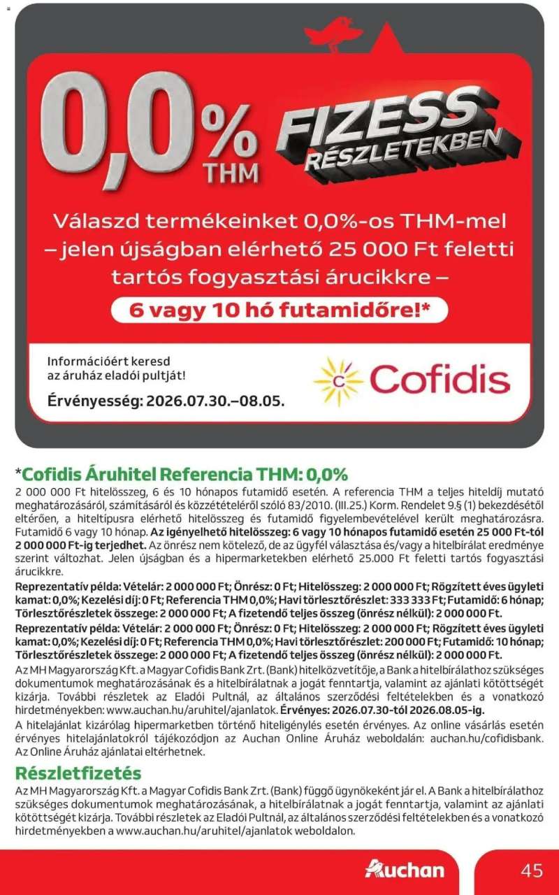Auchan Auchan akciós újság Fót 45 oldal