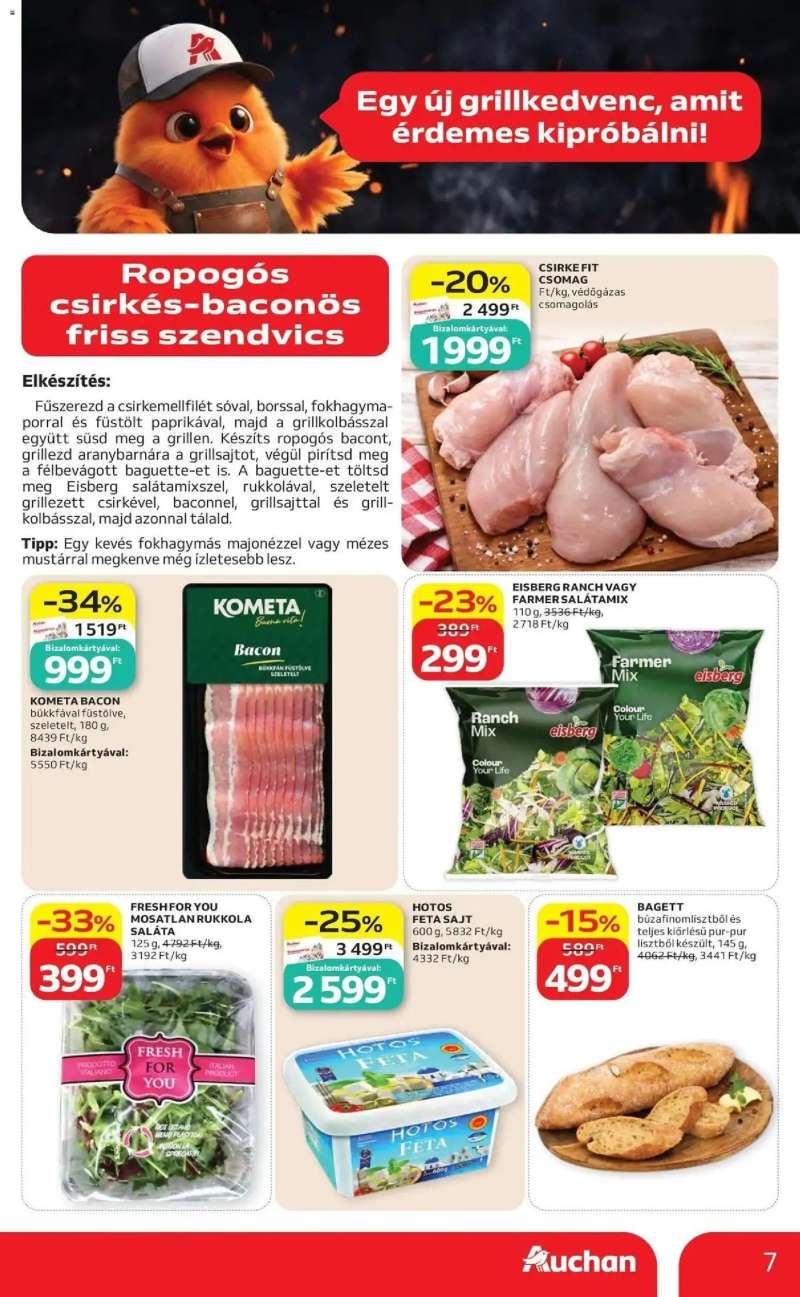 Auchan Auchan akciós újság Fót 7 oldal
