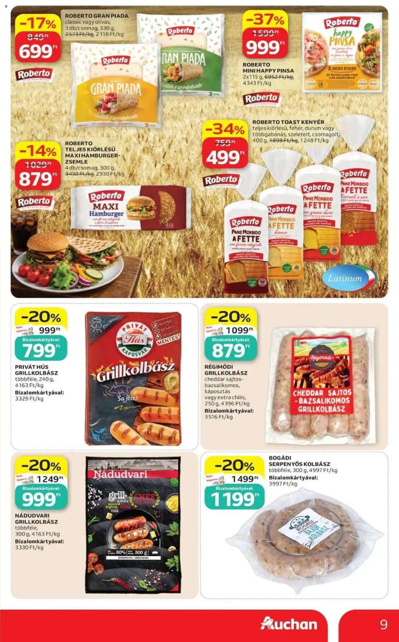 Auchan Auchan akciós újság Fót 9 oldal