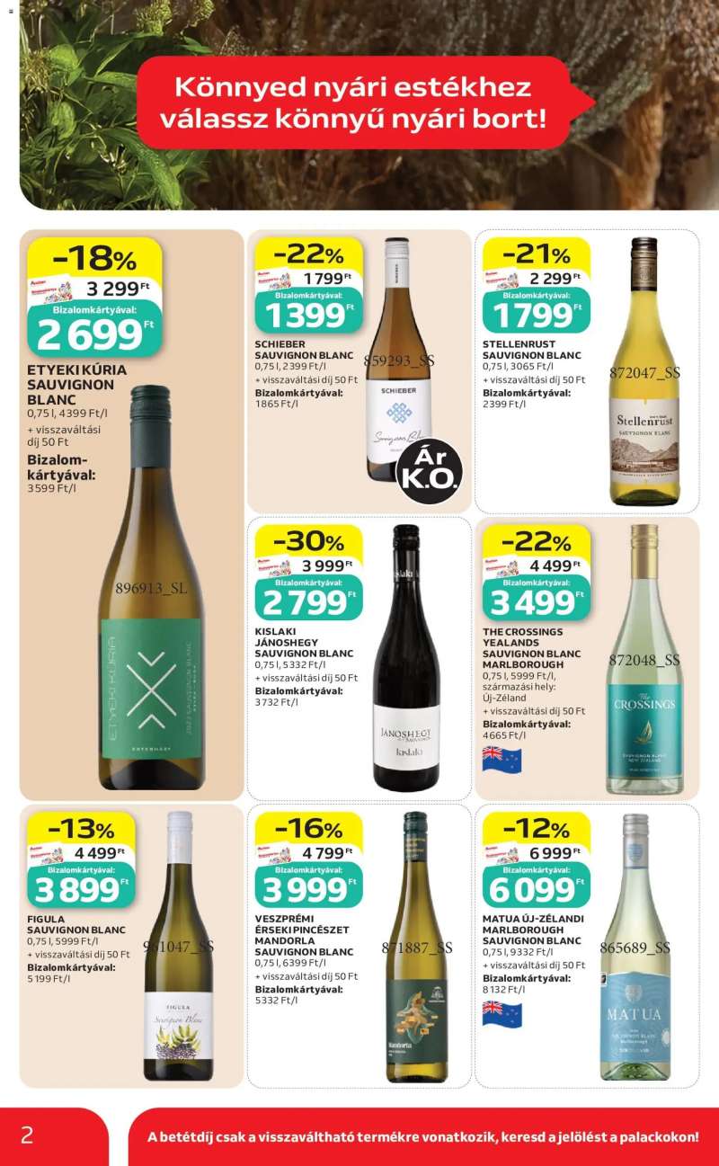 Auchan Auchan Bor ajánlatok 2 oldal