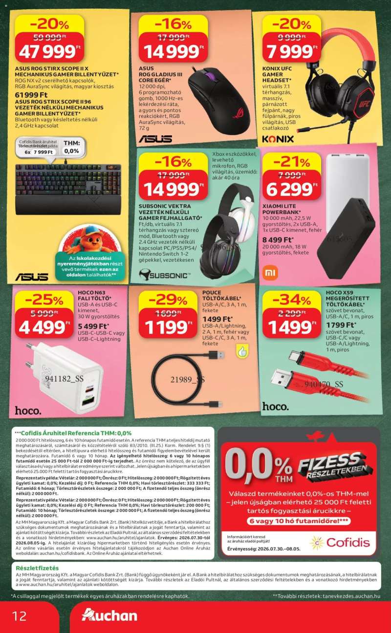 Auchan Auchan Iskolakezdés ajánlatok 12 oldal
