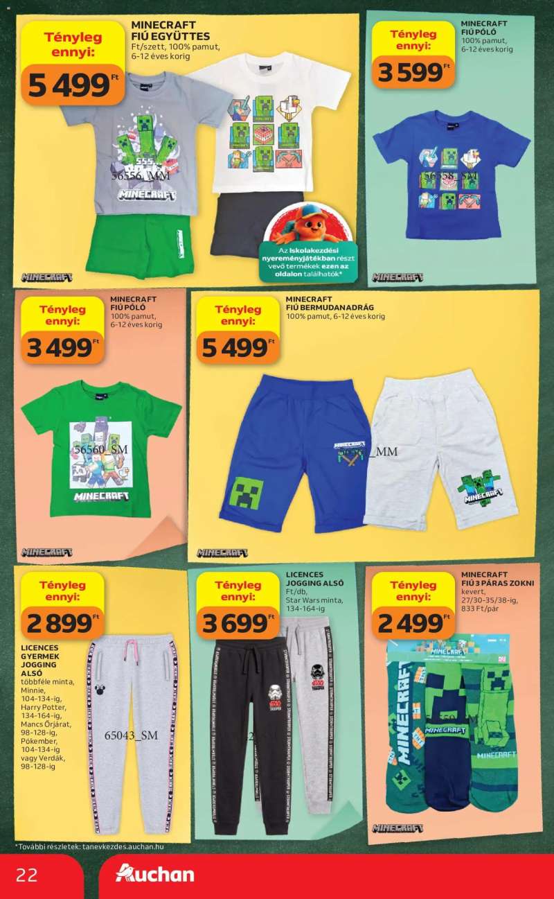 Auchan Auchan Iskolakezdés ajánlatok 22 oldal