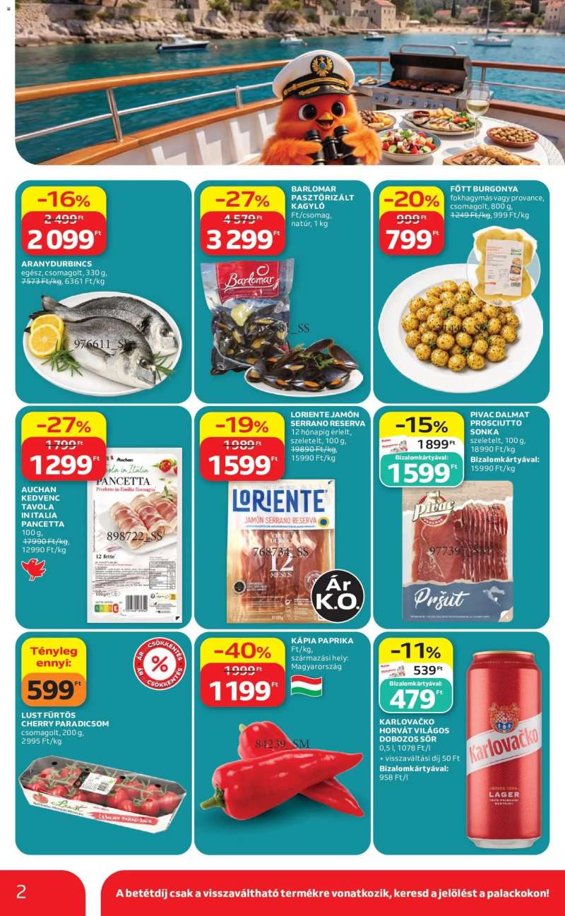Auchan Auchan Nemzetközi konyha ajánlatok 2 oldal