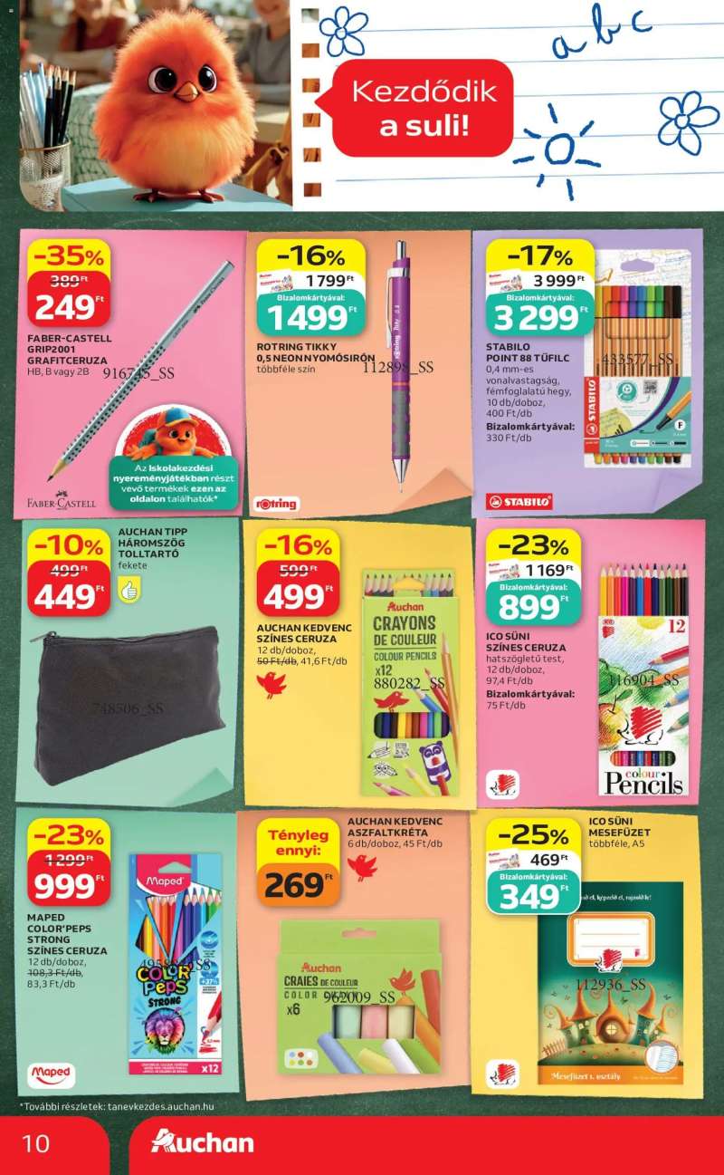 Auchan Auchan Szupermarket akciós újság 10 oldal