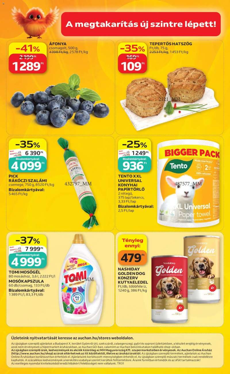 Auchan Auchan Szupermarket akciós újság 16 oldal