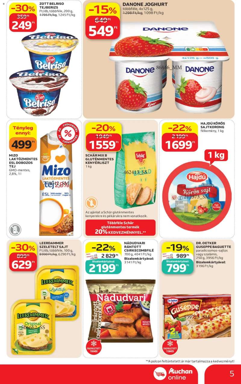 Auchan Auchan Szupermarket akciós újság 5 oldal