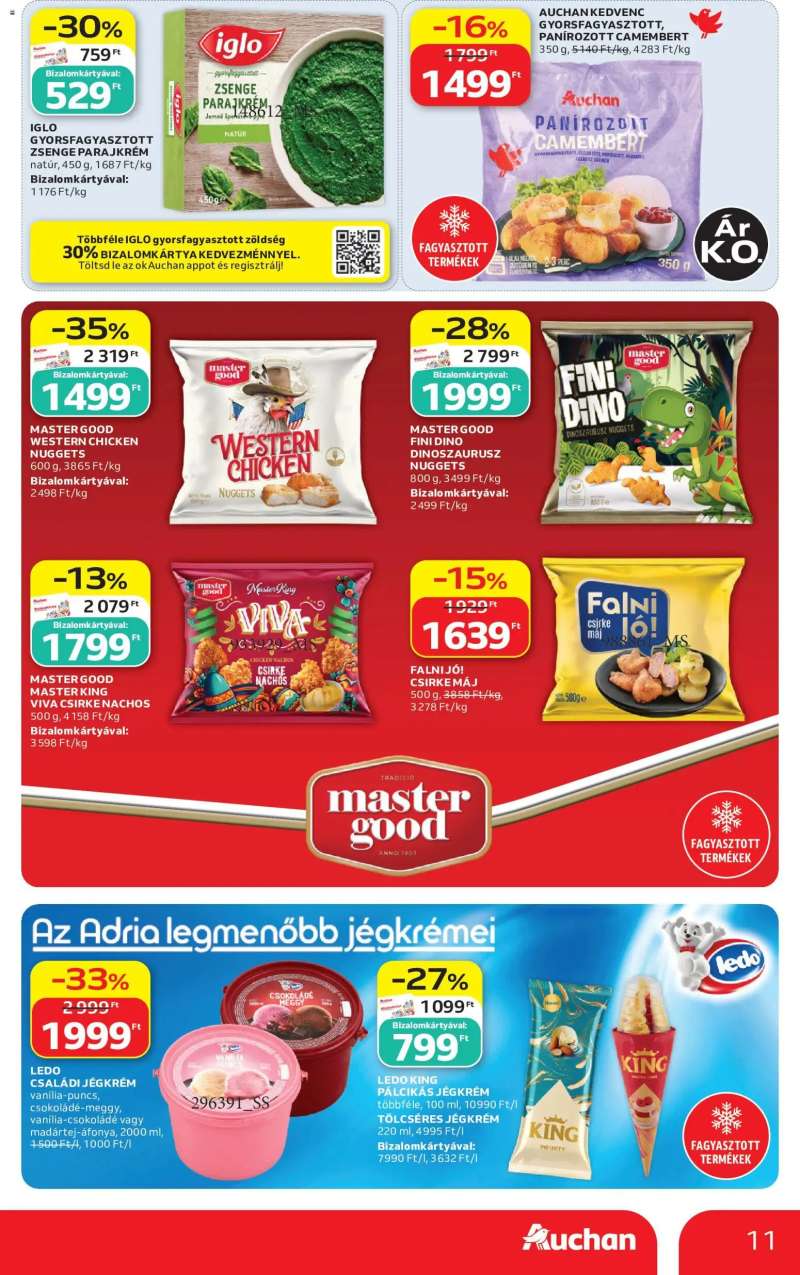 Auchan Auchan akciós újság 11 oldal