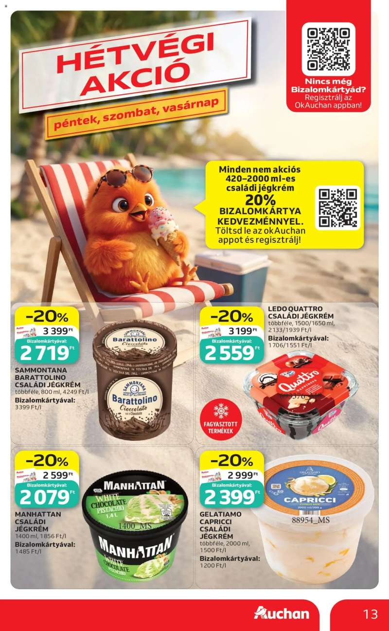 Auchan Auchan akciós újság 13 oldal