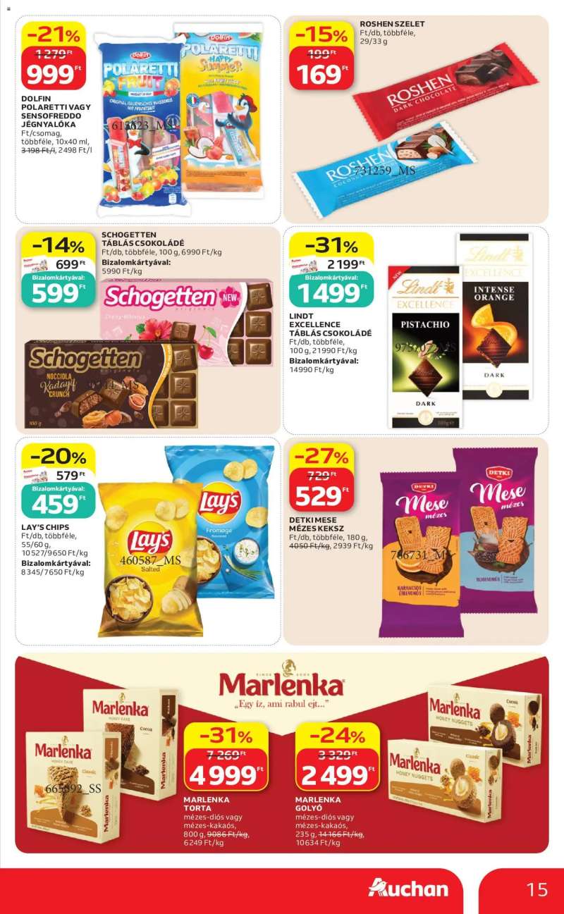 Auchan Auchan akciós újság 15 oldal