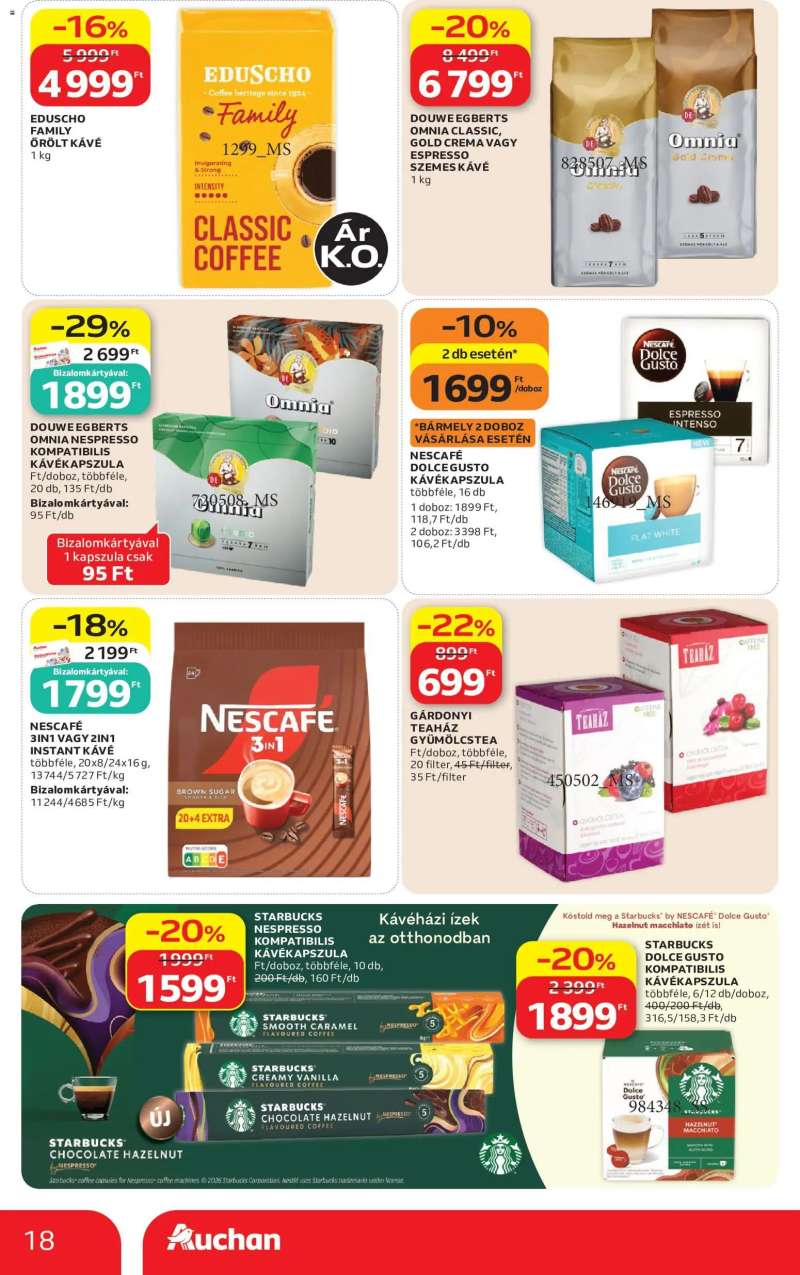Auchan Auchan akciós újság 18 oldal